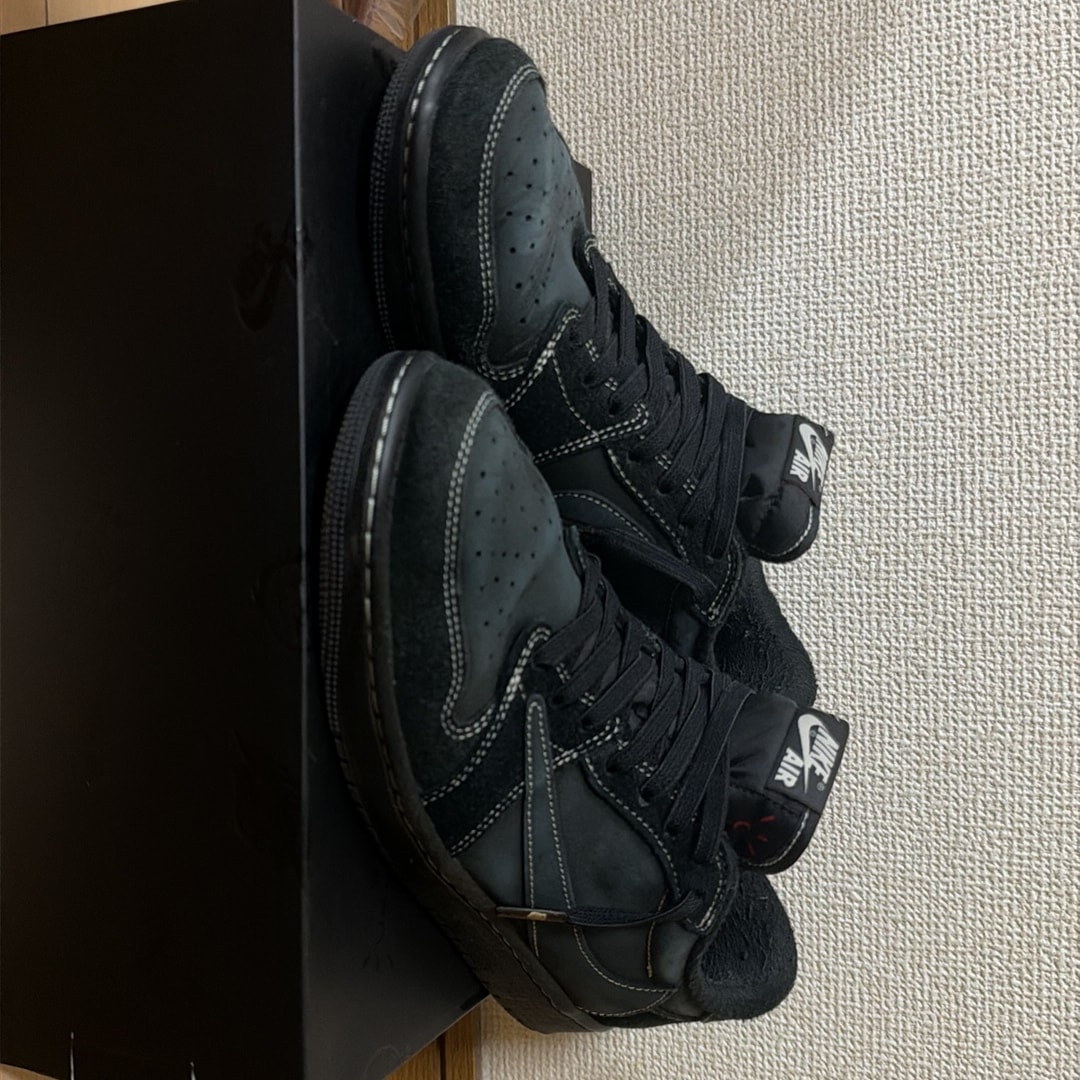 Travis Scott × Nike Air Jordan 1 Low OG SP "Black Phantom"