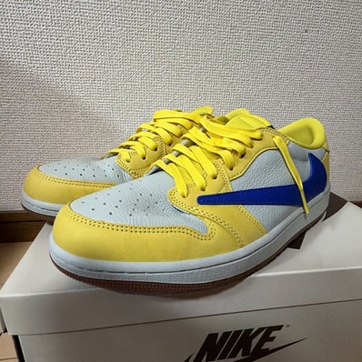 Travis Scott × Nike Women's Air Jordan 1 Retro Low OG "Canary"