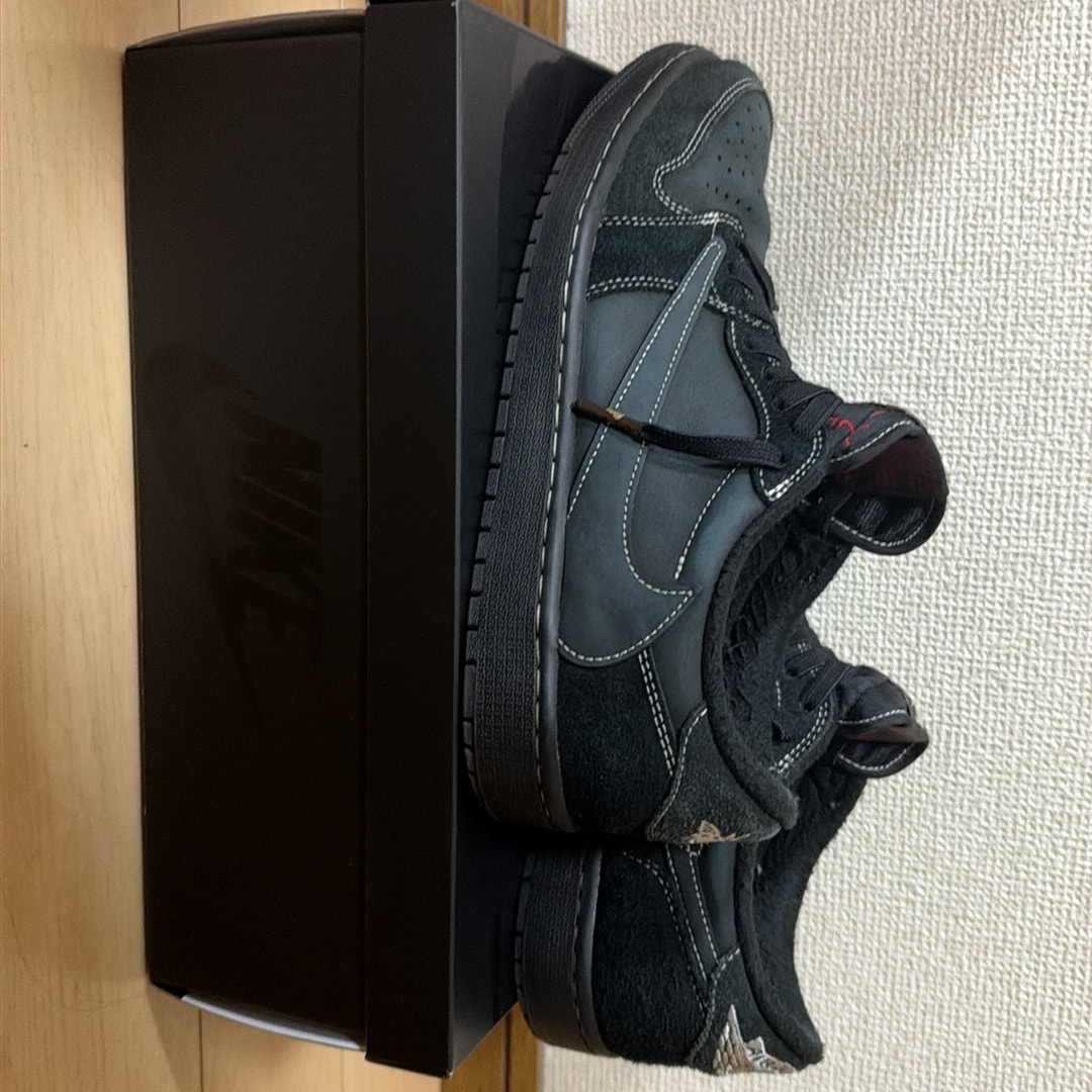 Travis Scott × Nike Air Jordan 1 Low OG SP "Black Phantom"