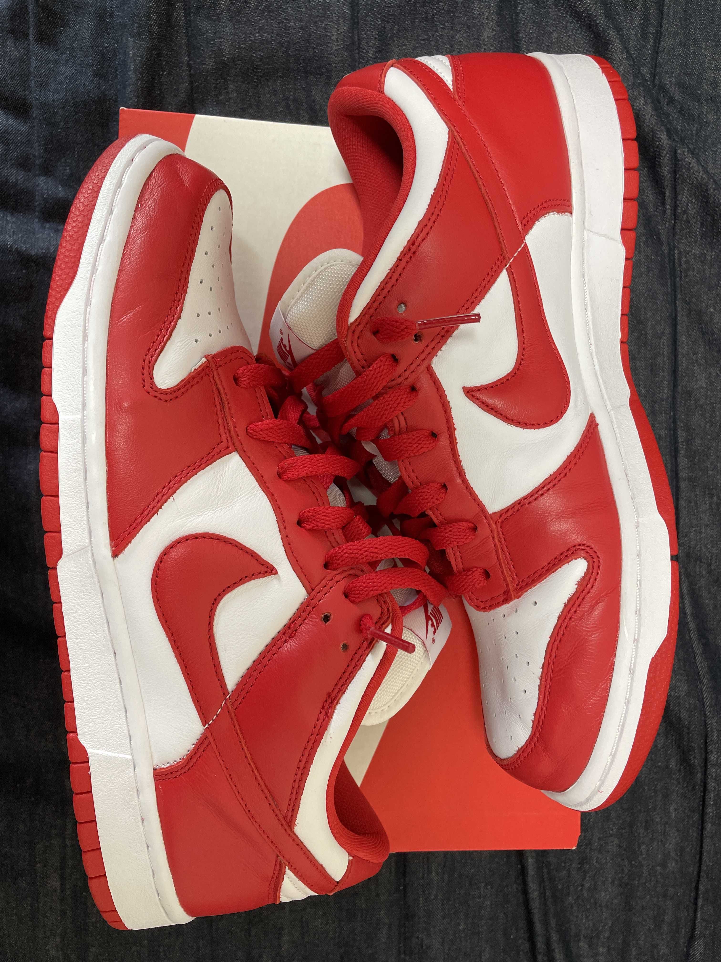 Nike Dunk Low SP "White and University Red"