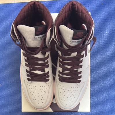 A Ma Maniere × Nike Air Jordan 1 Retro High OG "Sail and Burgundy"