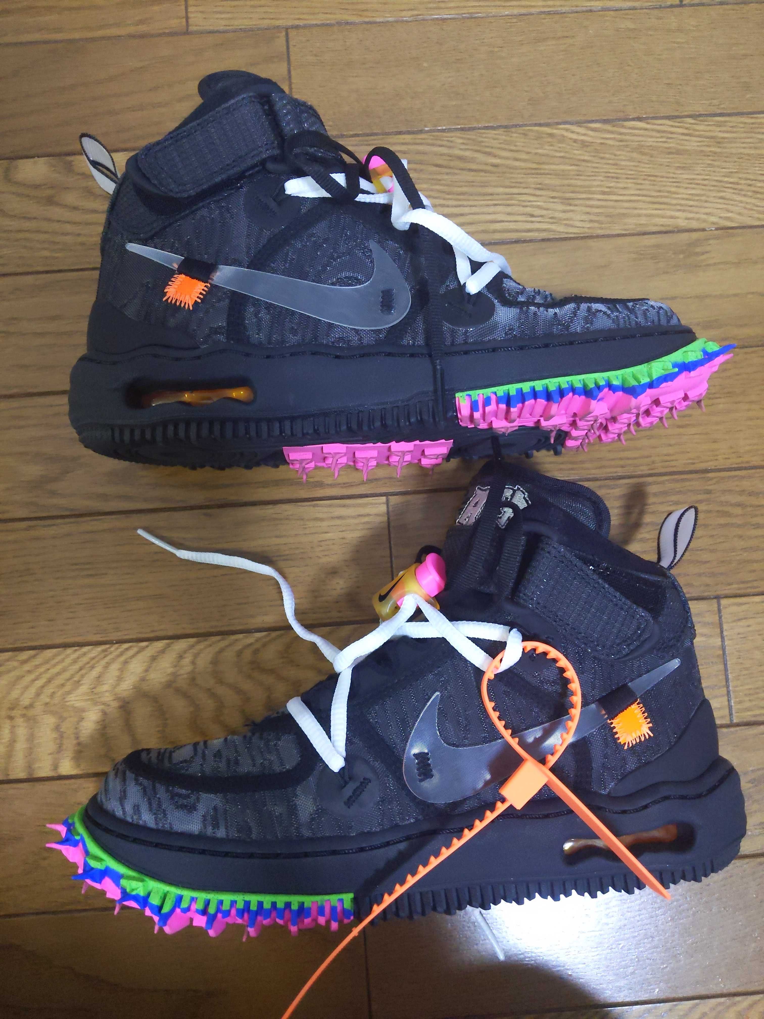 Off-White × Nike Air Force 1 Mid "Black"