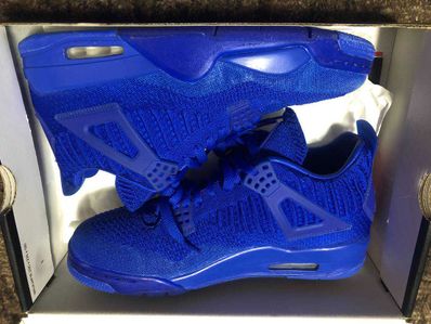 Nike Air Jordan 4 Retro Flyknit "Hyper Royal/Black"