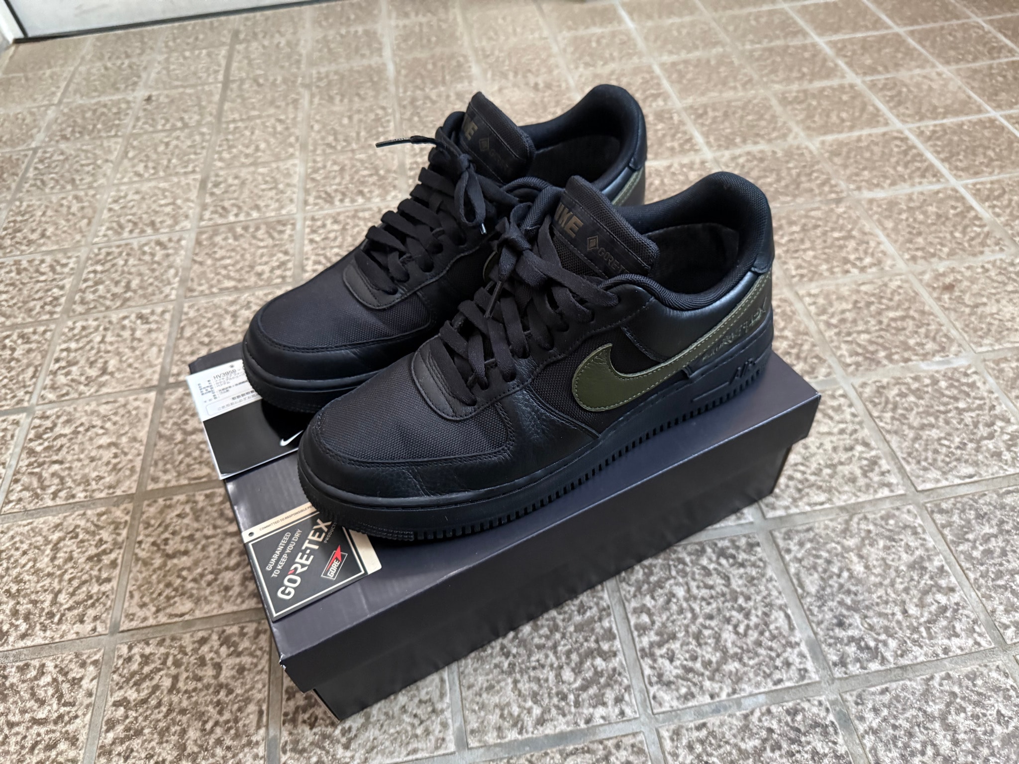 Nike Air Force 1 Low GORE-TEX "Black/Cargo Khaki"