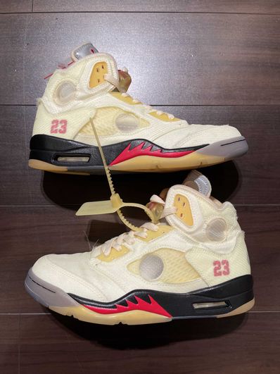 Off-White × Nike Air Jordan 5 "Sail"