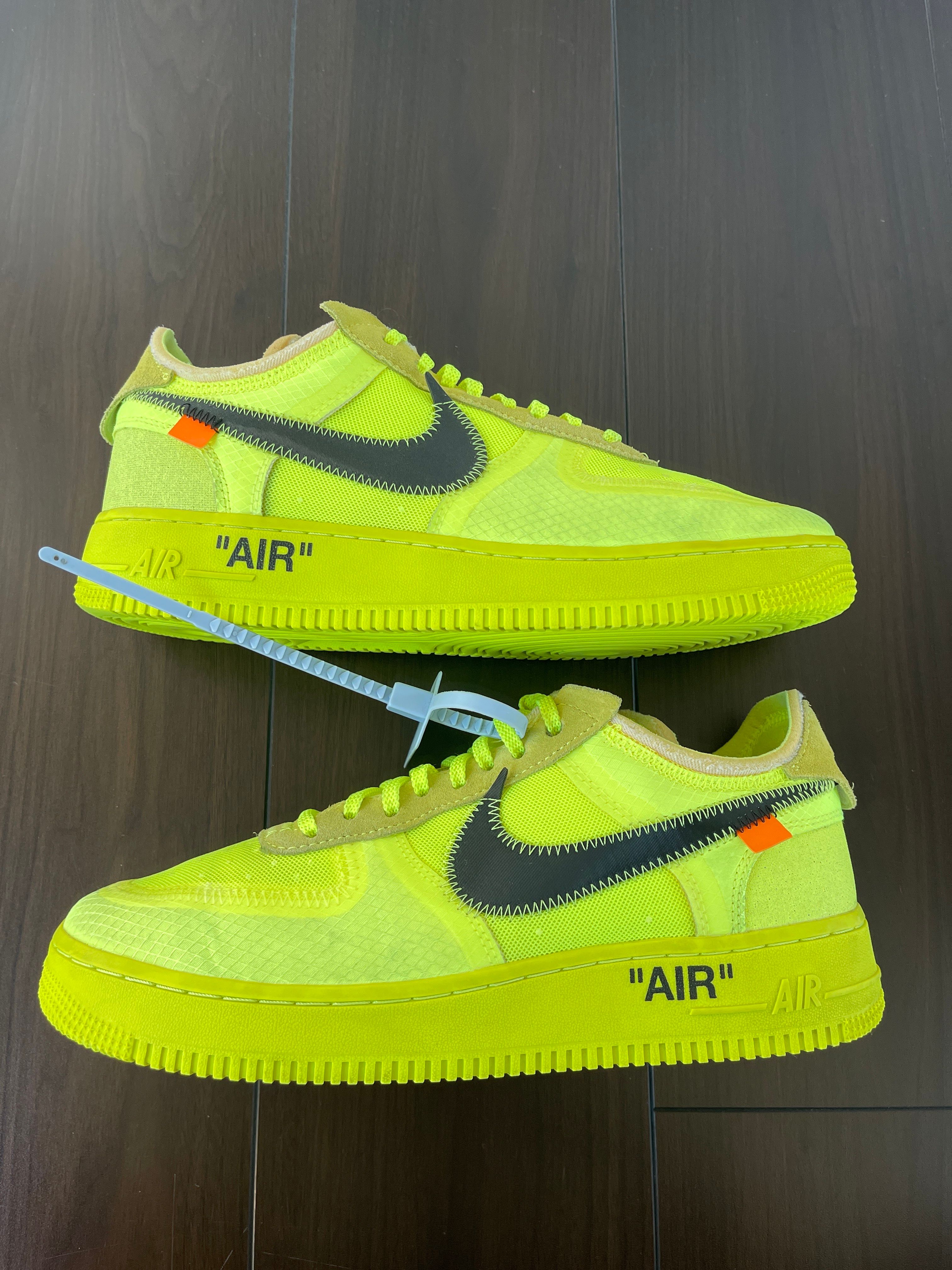 Off-White × Nike Air Force 1 Low "Volt"