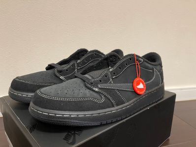 Travis Scott × Nike Air Jordan 1 Low OG SP "Black Phantom"