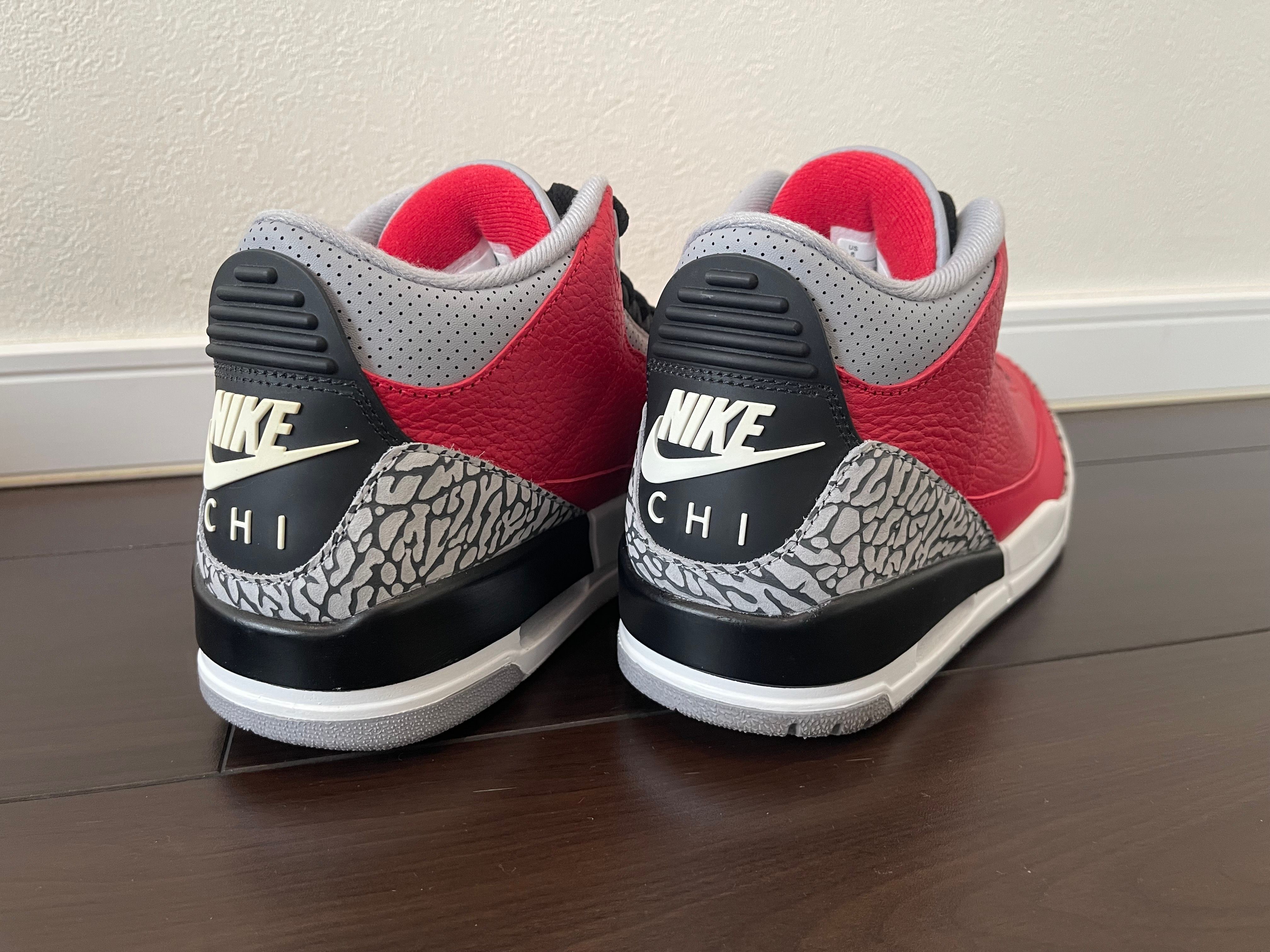 Nike Air Jordan 3 Retro "Fire Red/Cement"