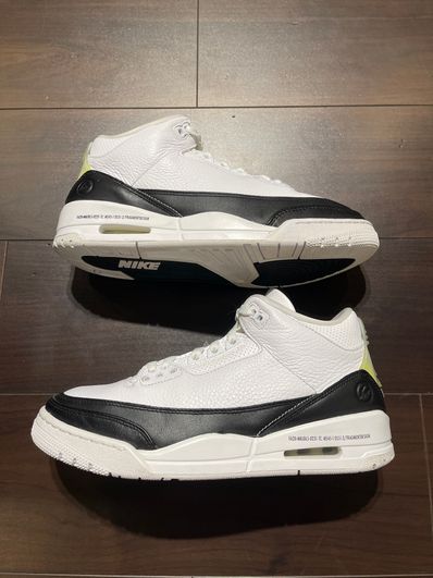 Fragment × Nike Air Jordan 3 "White/Black"