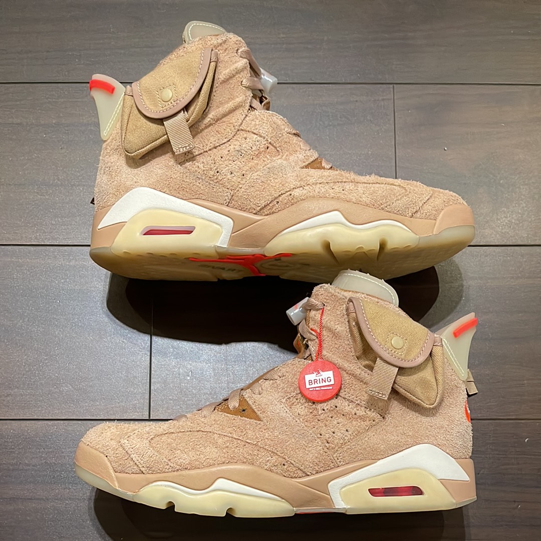 Travis Scott × Nike Air Jordan 6 "British Khaki"