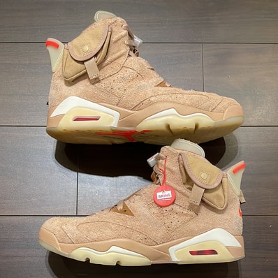 Travis Scott × Nike Air Jordan 6 "British Khaki"