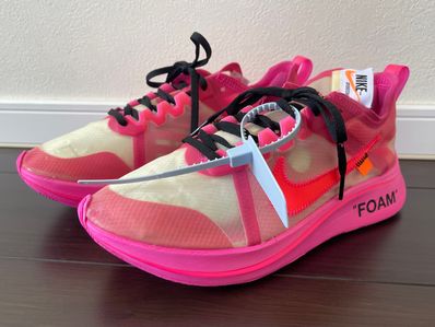 Off-White × Nike Zoom Fly "Pink"