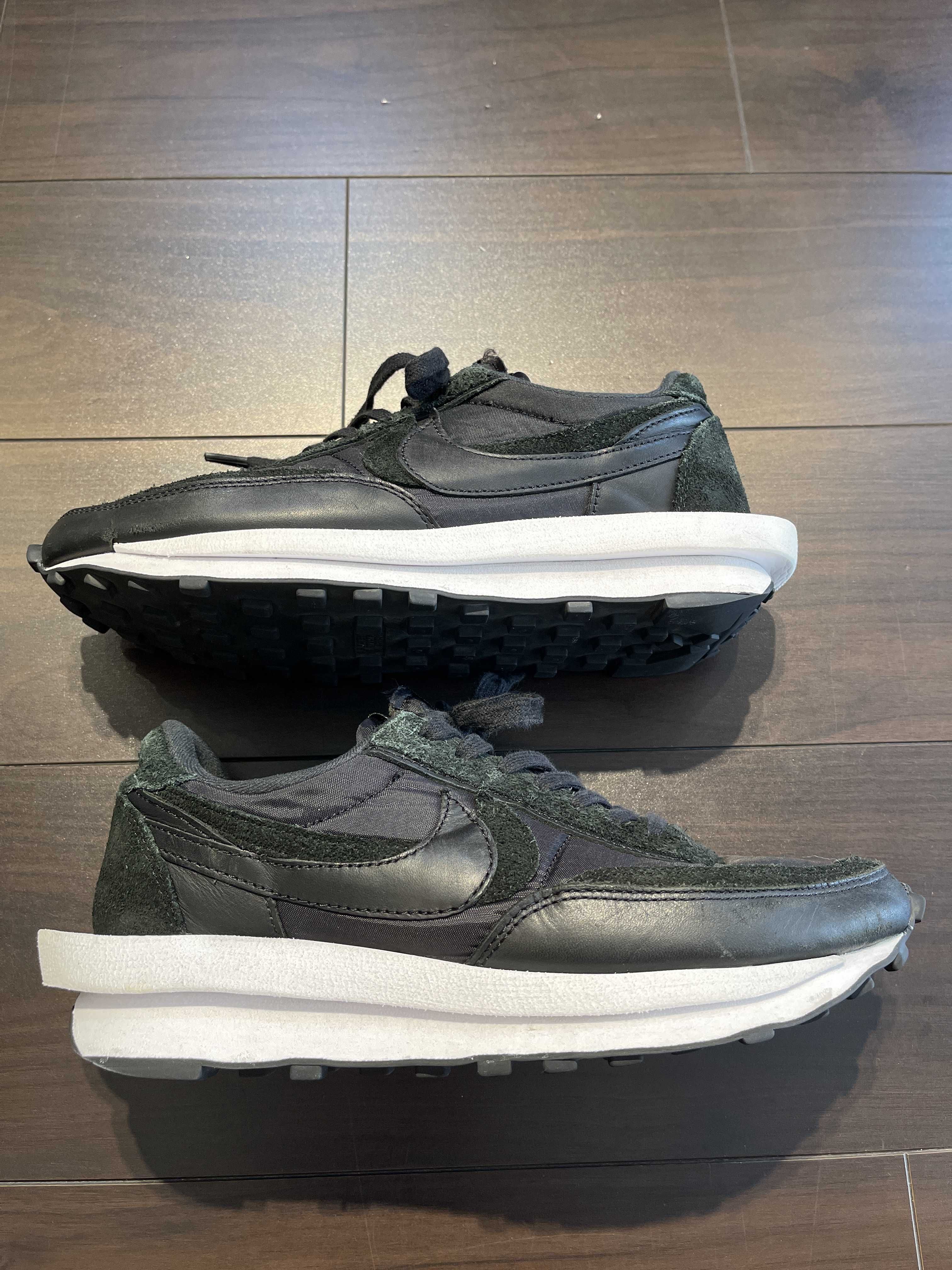 sacai × Nike LDV Waffle "Triple Black"