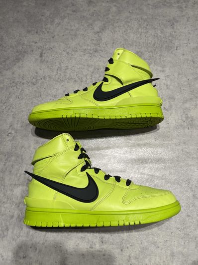 AMBUSH × NIKE DUNK HIGH "FLASH LIME"