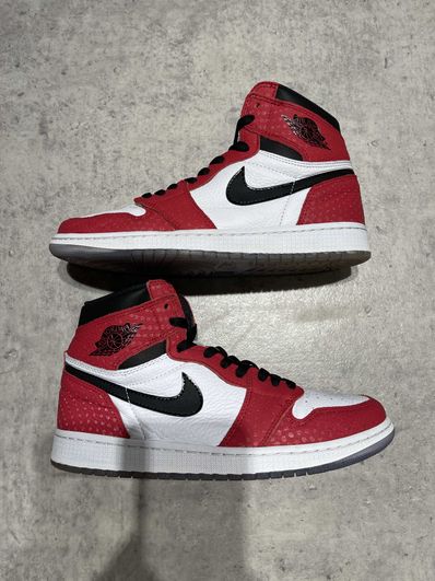 Spiderman × Nike Air Jordan 1 Origin Story "Gym Red/White/Photo Blue/Black"