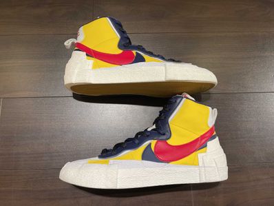sacai × Nike Blazer Mid "Varsity Maize/Varsity Red"