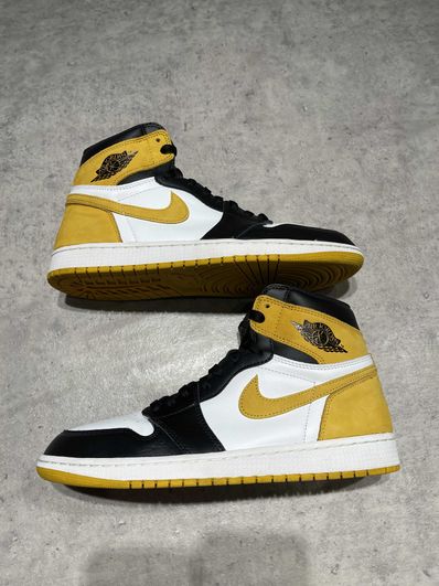 Nike Air Jordan 1 Retro High OG "Black Toe/Yellow Ochre"