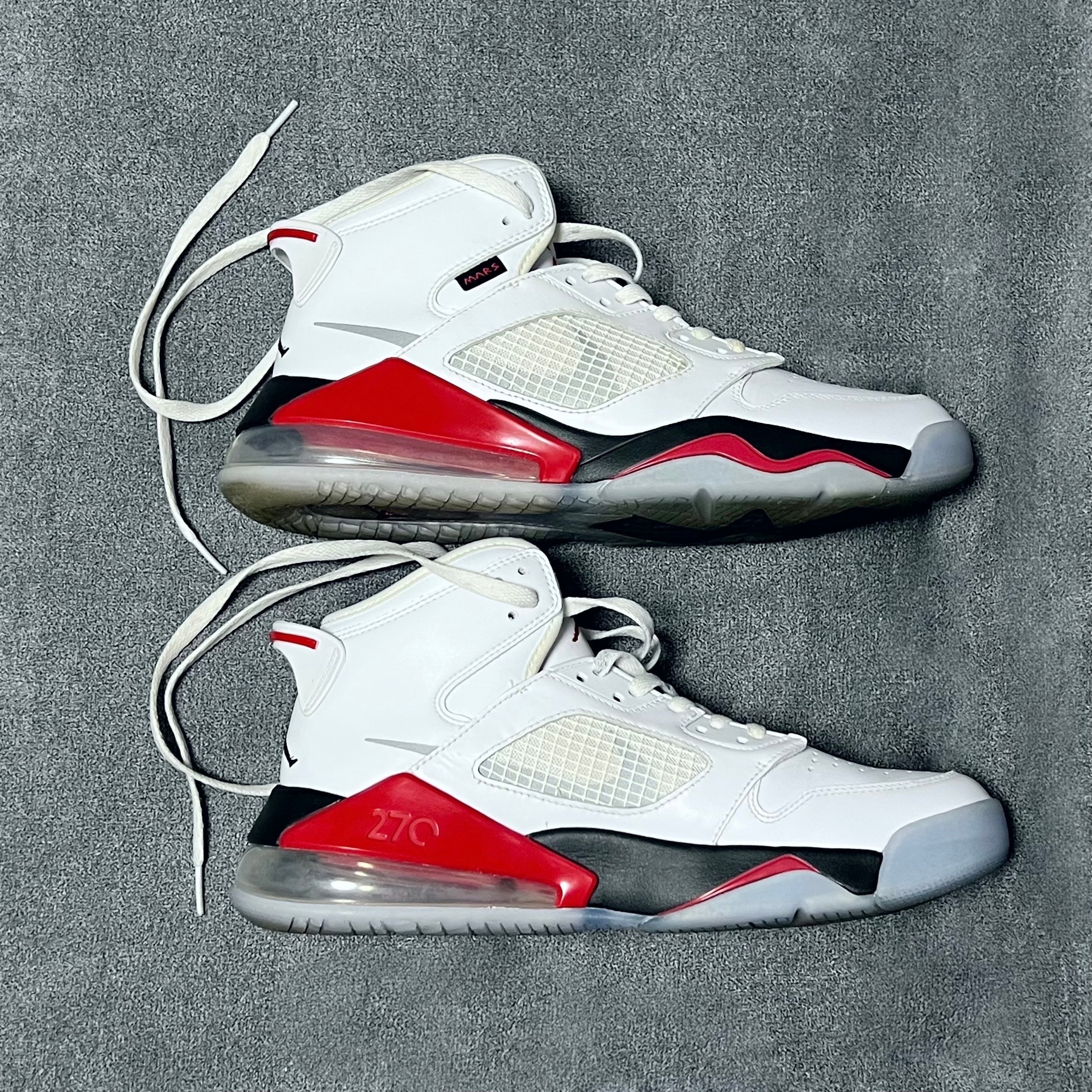 Nike Jordan Mars 270 "White/Fire Red"