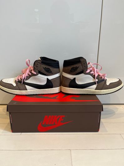 Travis Scott × Nike Air Jordan 1 Retro High OG TS SP "Sail/Dark Mocha"