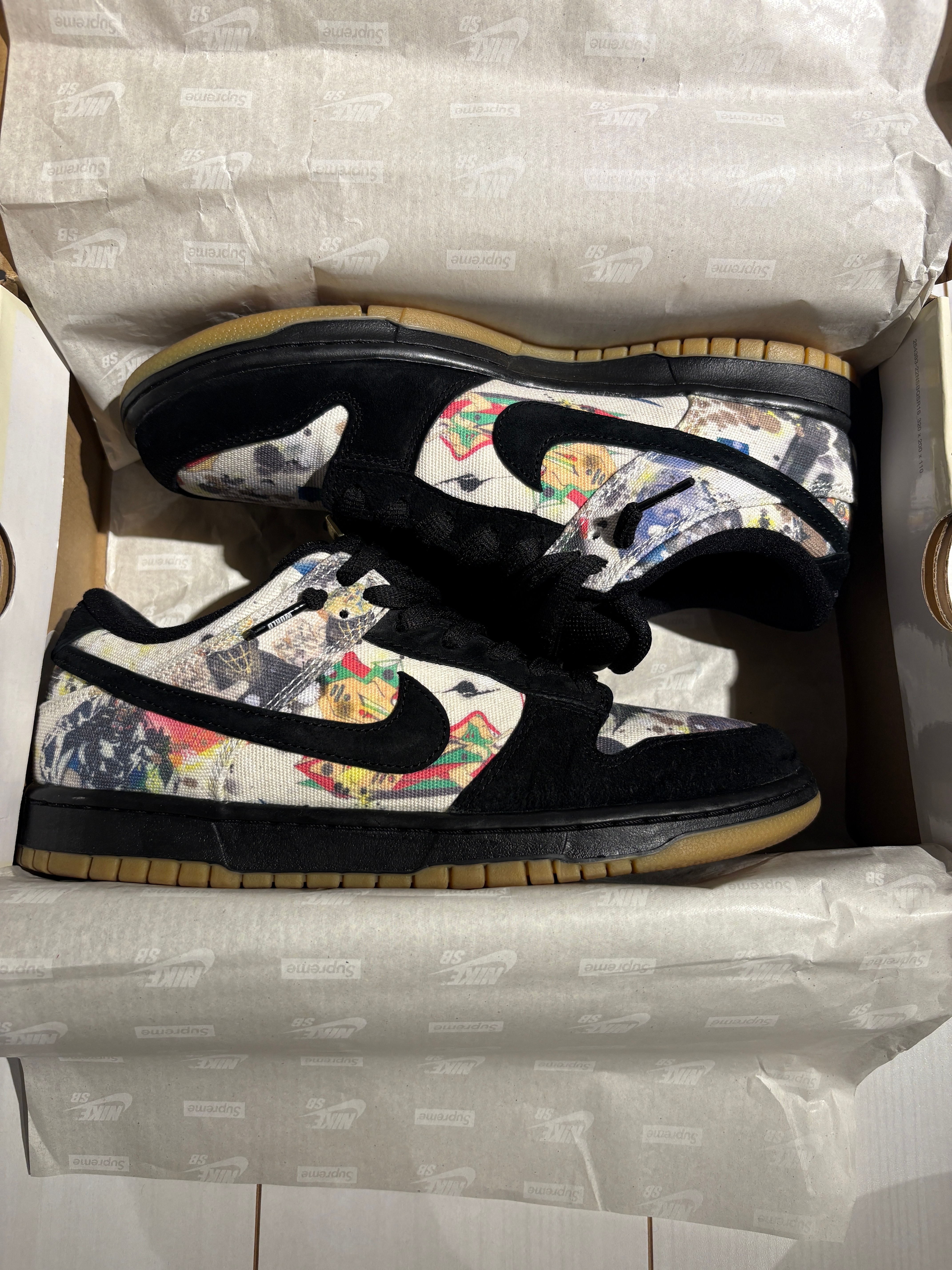 Supreme × Nike SB Dunk Low "Rammellzee"