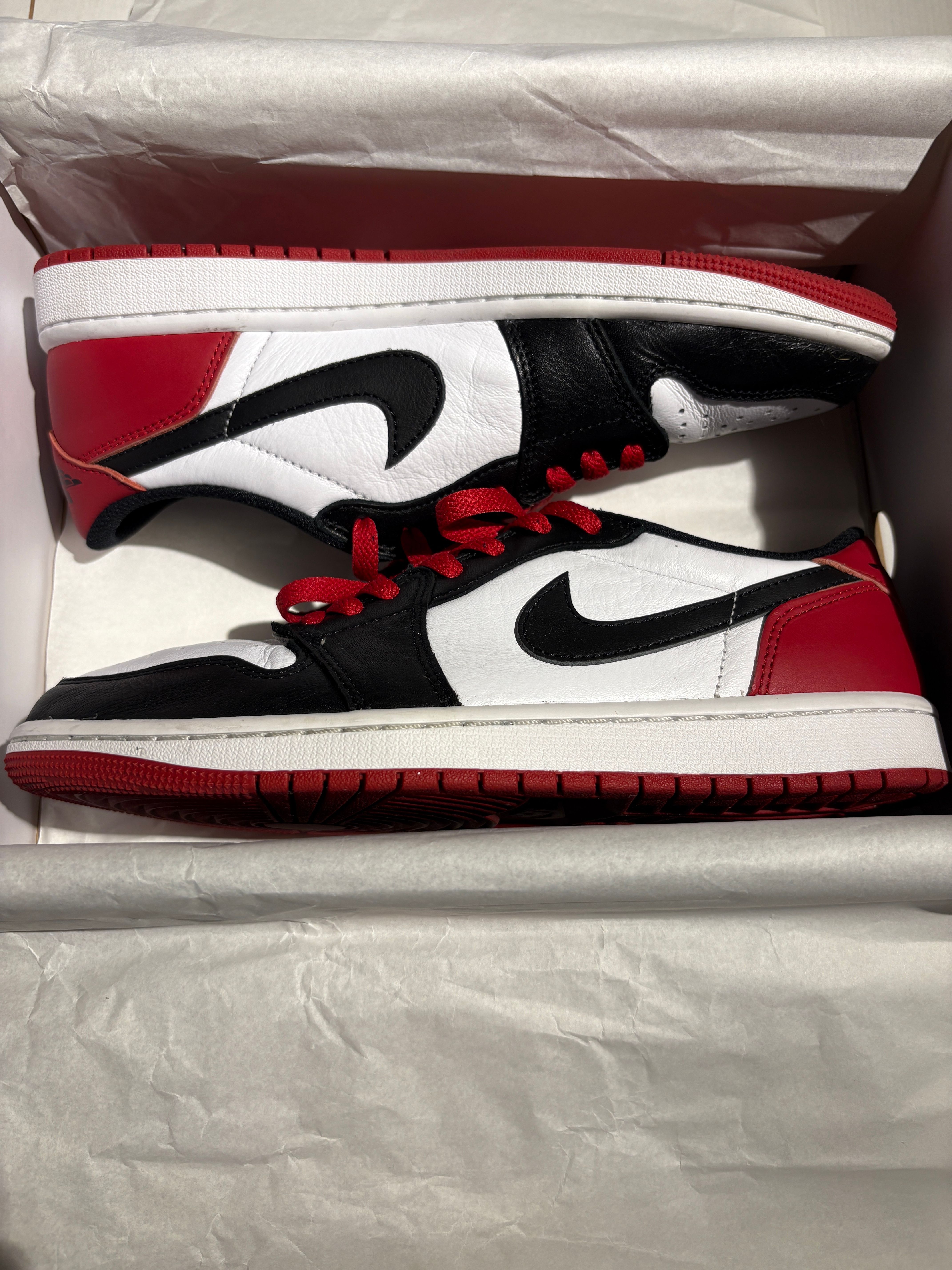 Nike Air Jordan 1 Retro Low OG "Black Toe"
