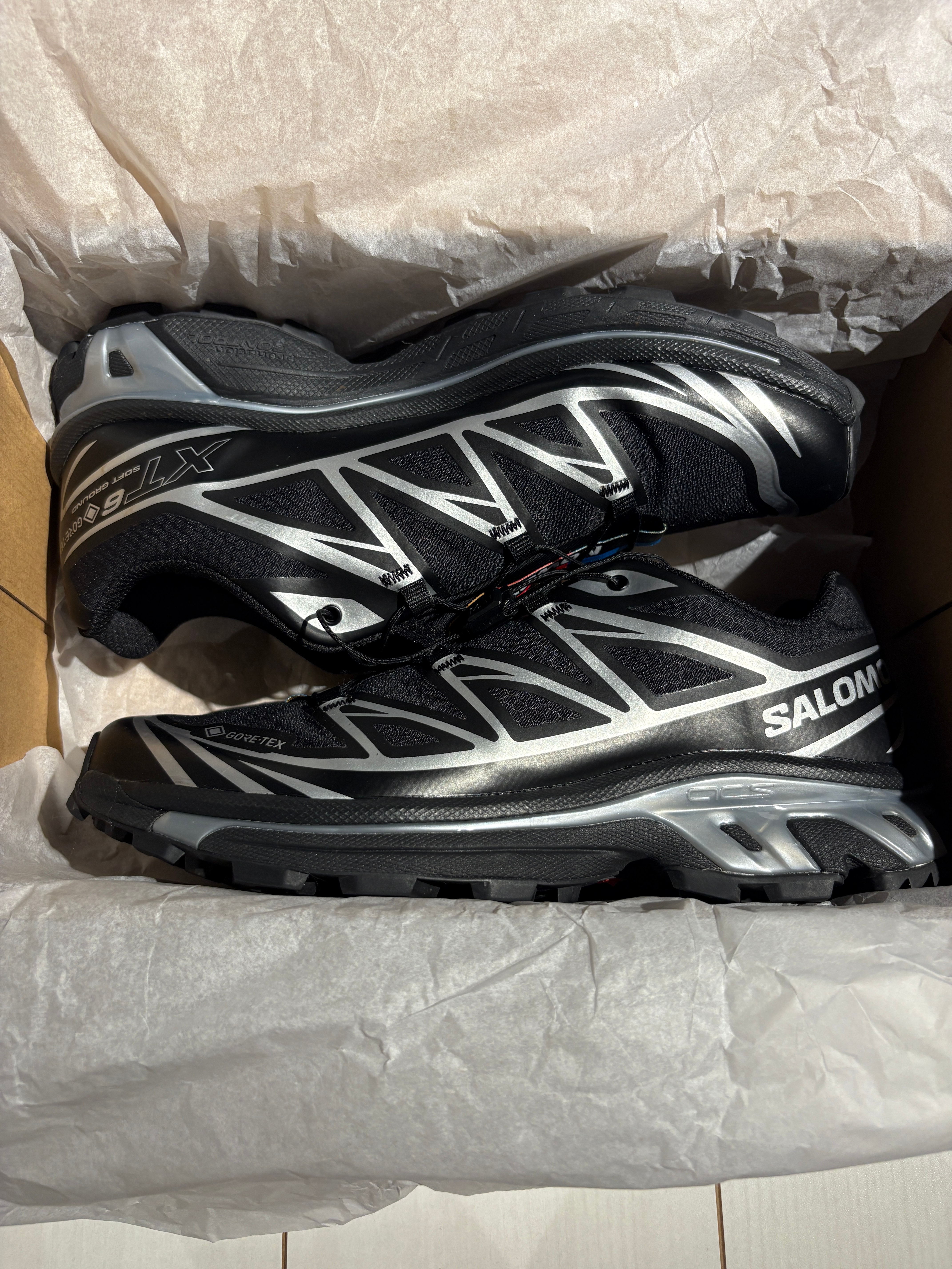 Salomon XT-6 GORE-TEX "Black/Footwear Silver"
