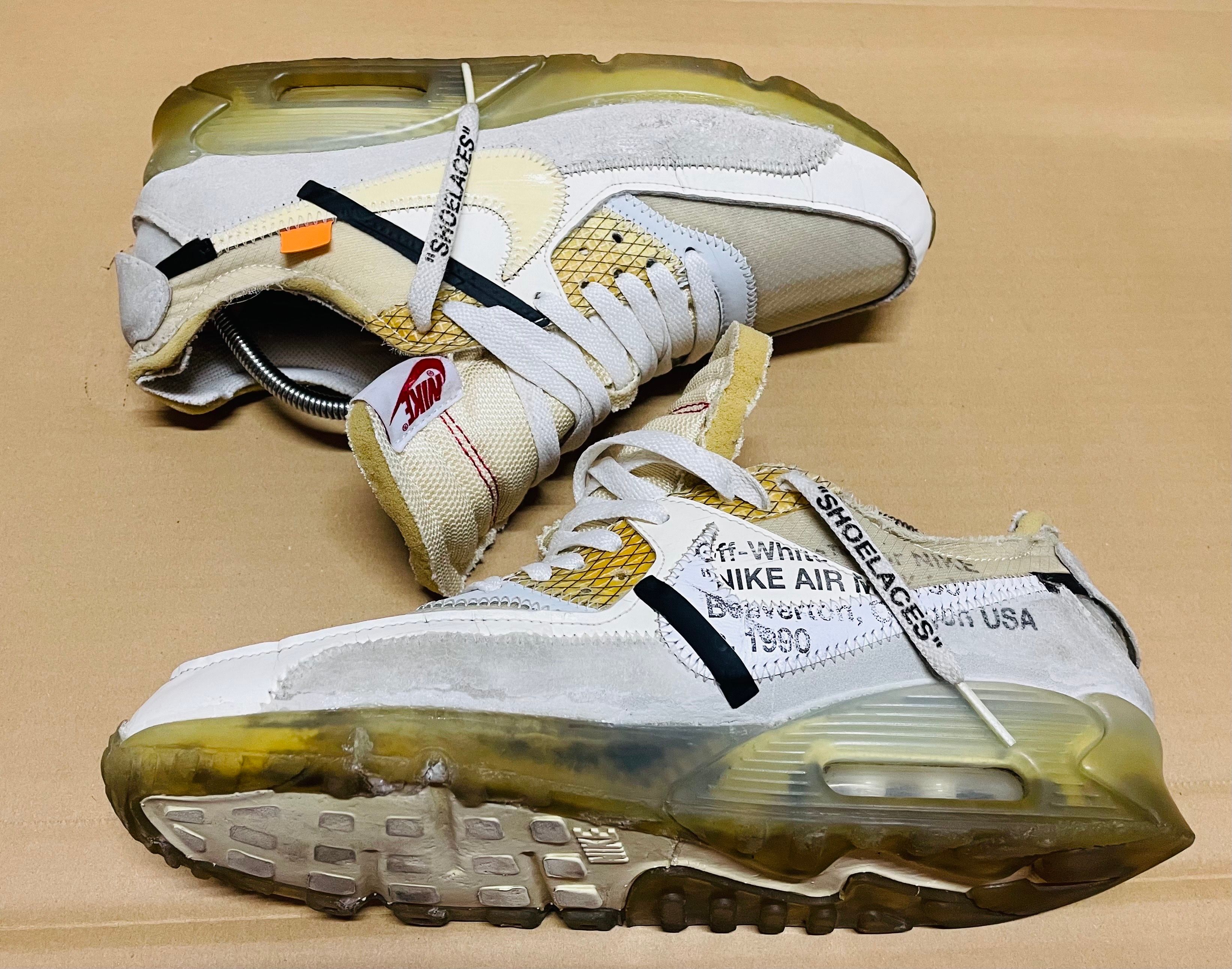 Off-White × Nike Air Max 90 "The 10/Sail"
