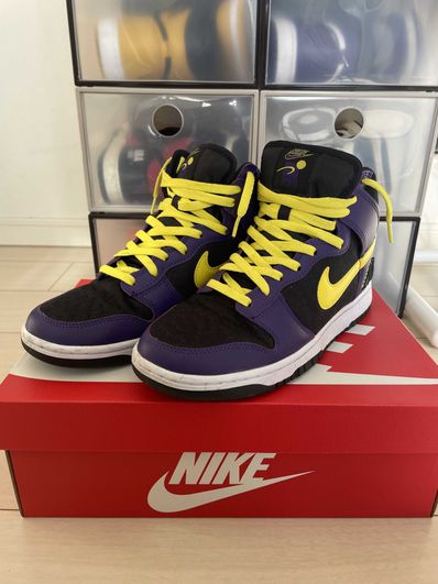 Nike Dunk High EMB "Lakers"