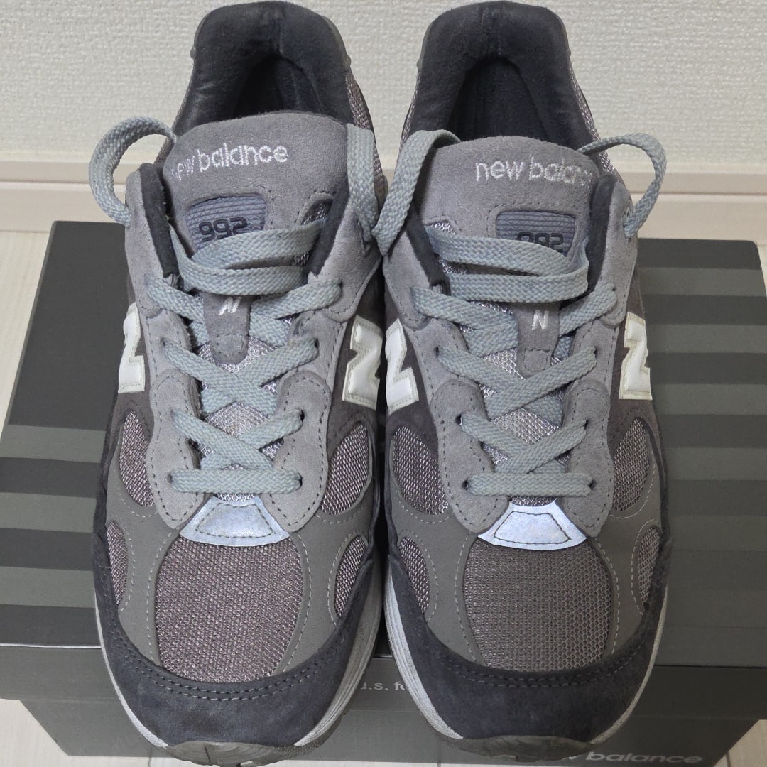 New Balance 992 "GRAY/BLUE/RED"