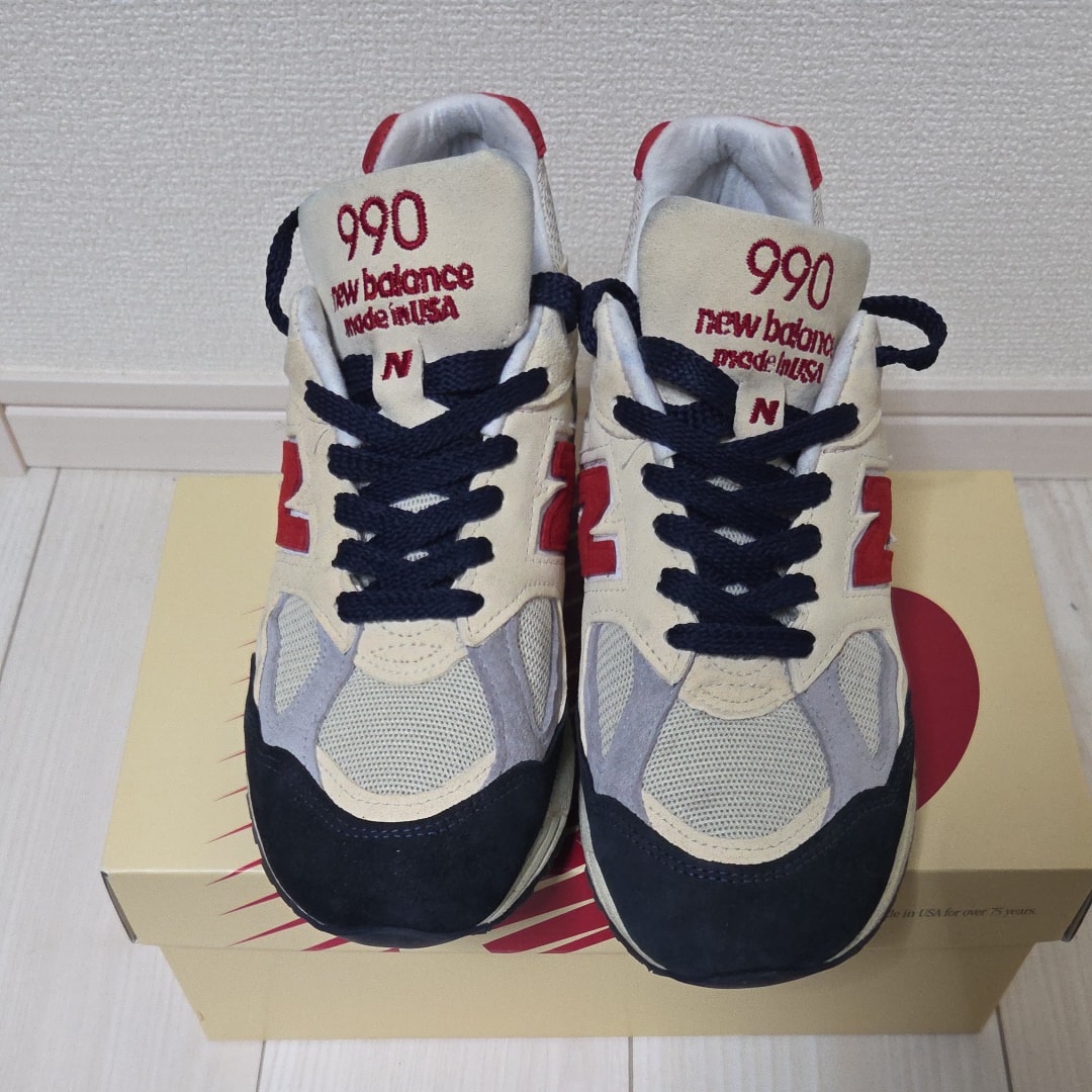 New Balance 990V2 "Red/White/Navy"