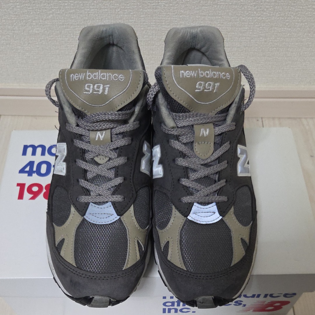 ニューバランス M991UKF フリンビー カタログ パック "グレー/ホワイト"