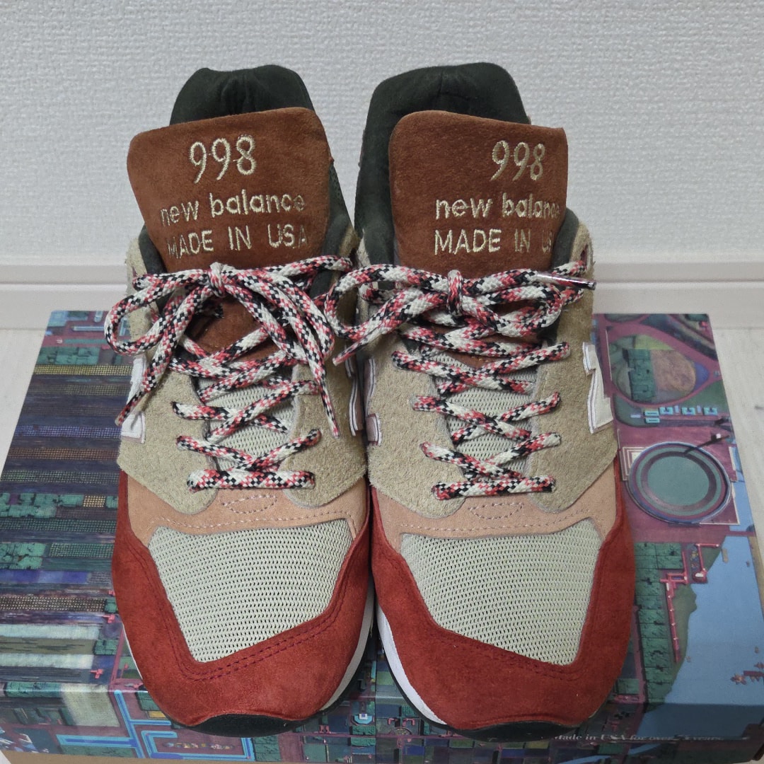 KITH Ronnie Fieg and the Frank Lloyd Wright Foundation × New Balance 998 "Beige/Chutney"