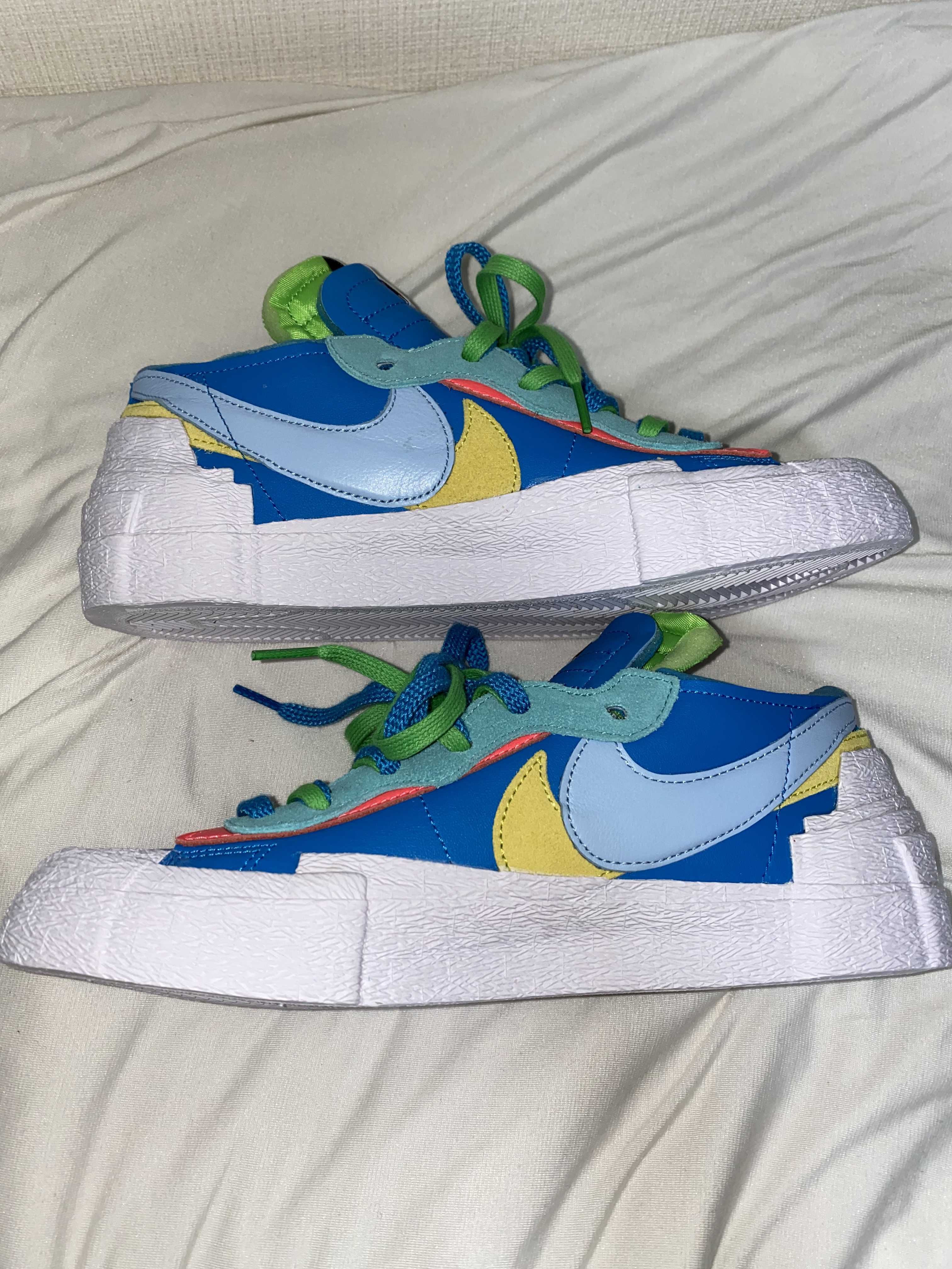 KAWS × sacai × Nike Blazer Low "Neptune Blue"