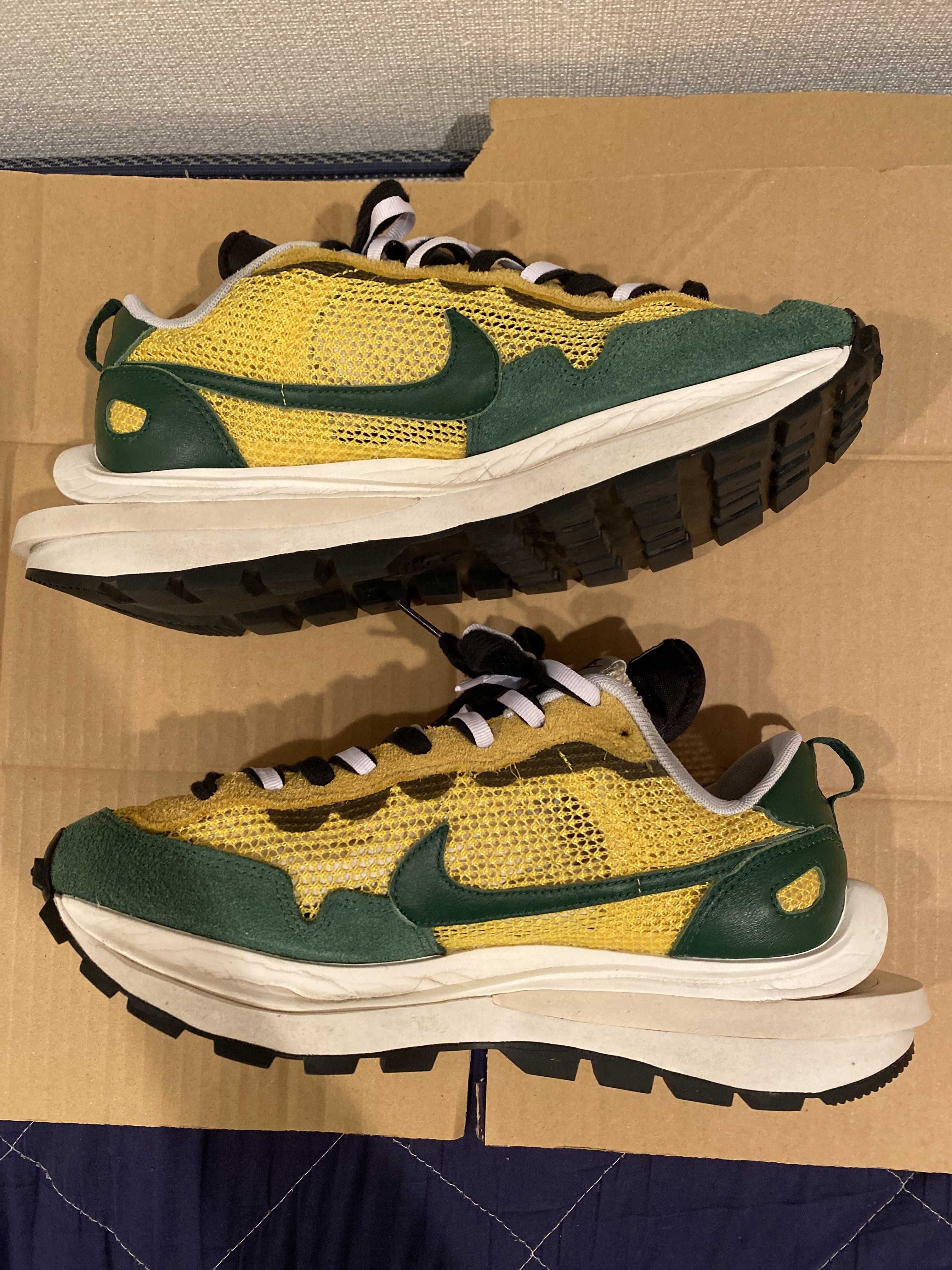 sacai × Nike Vapor Waffle "Tour Yellow/Stadium Green-Sail"