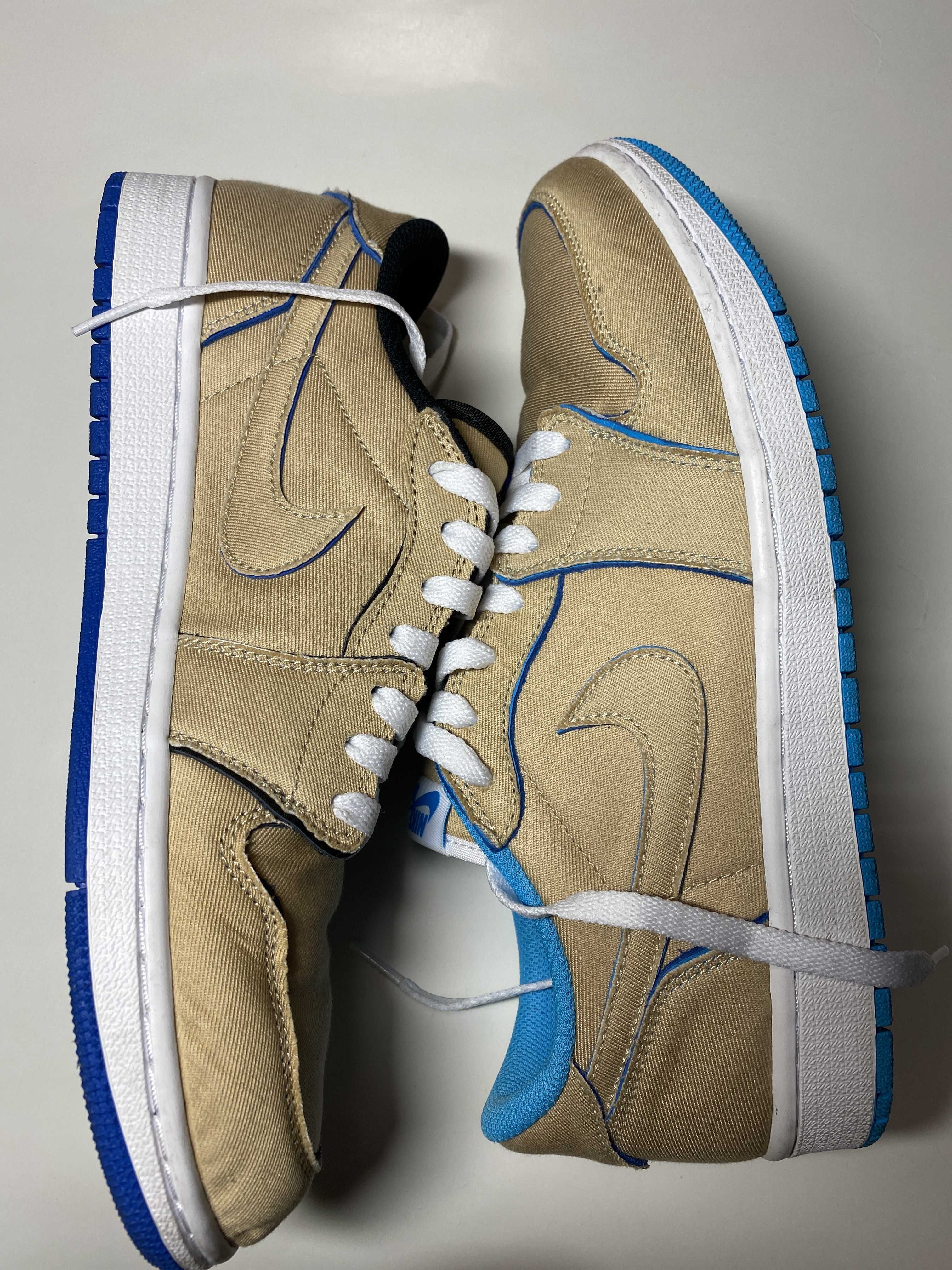 Nike SB Air Jordan 1 Low "Desert Ore/Royal Blue"
