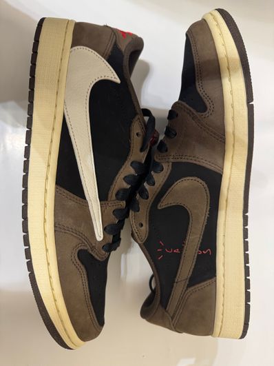 Travis Scott × Nike Air Jordan 1 Low OG SP-T "Black/Dark Mocha"