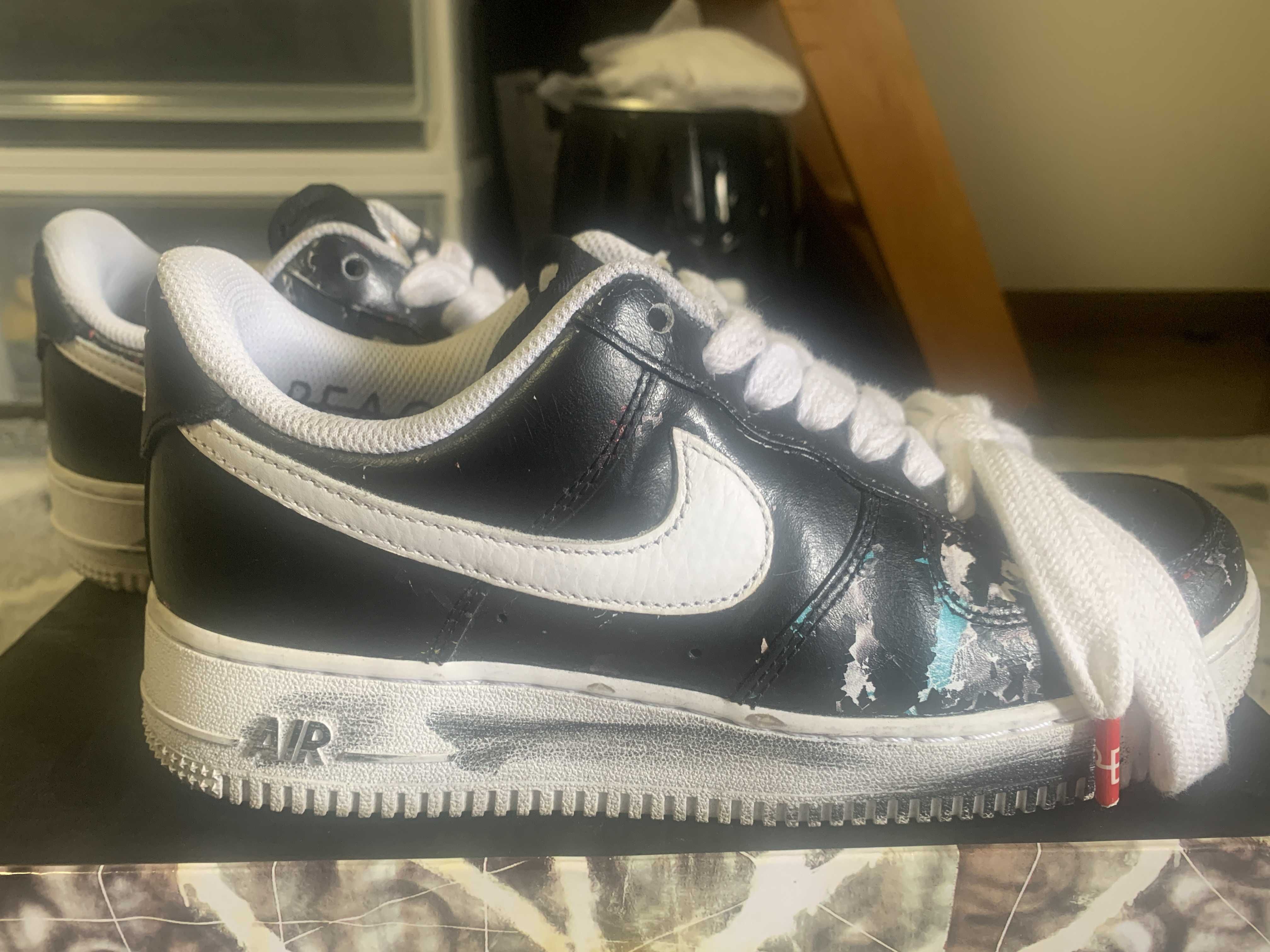 PEACEMINUSONE × Nike Air Force 1 Low Para Noise "Black" / G-DRAGON