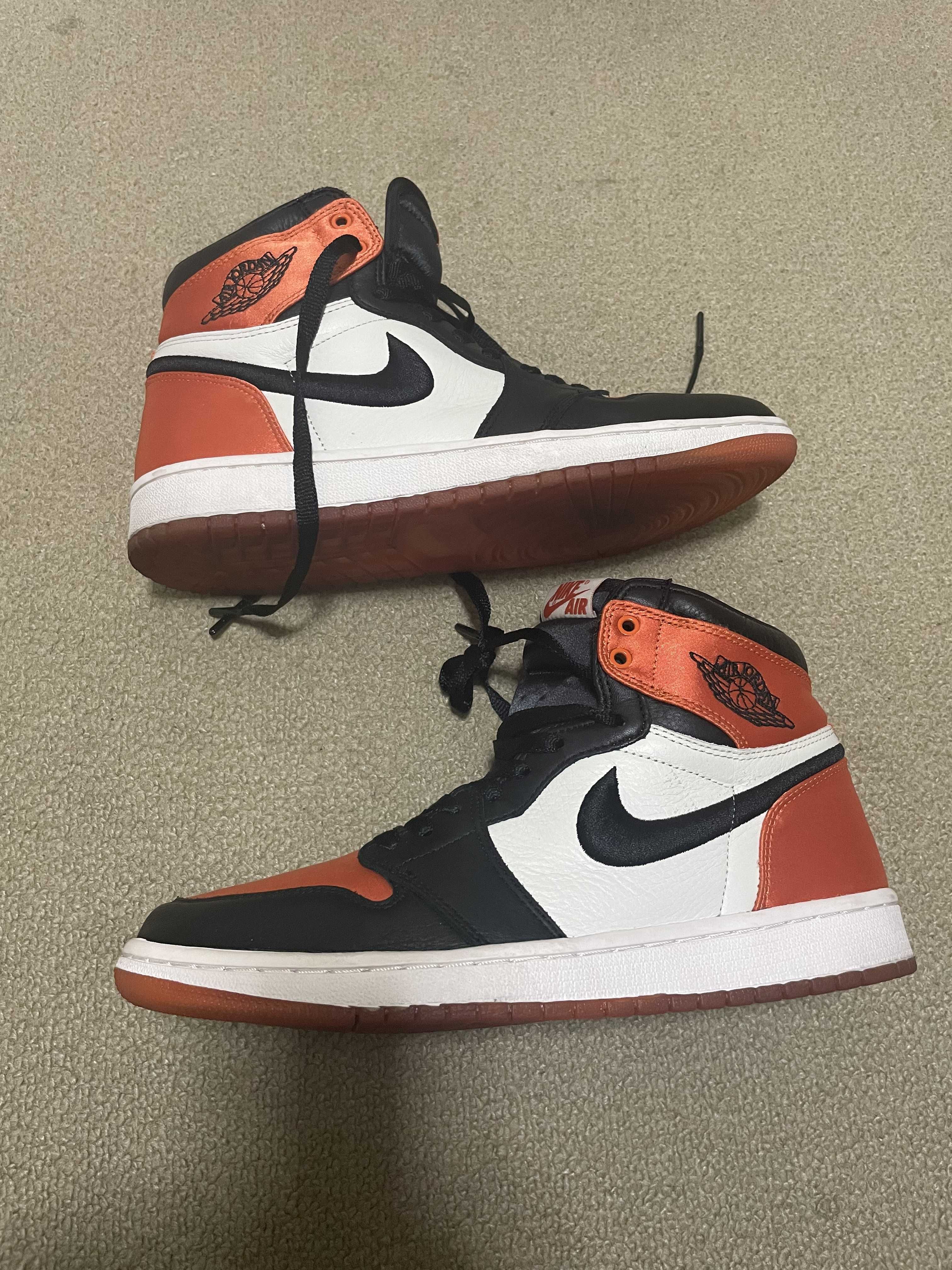 Nike Women's Air Jordan 1 High "Satin Shattered Backboard"