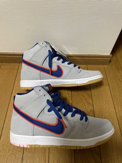 Nike SB Dunk High "Rush Blue and Team Orange/New York Mets"