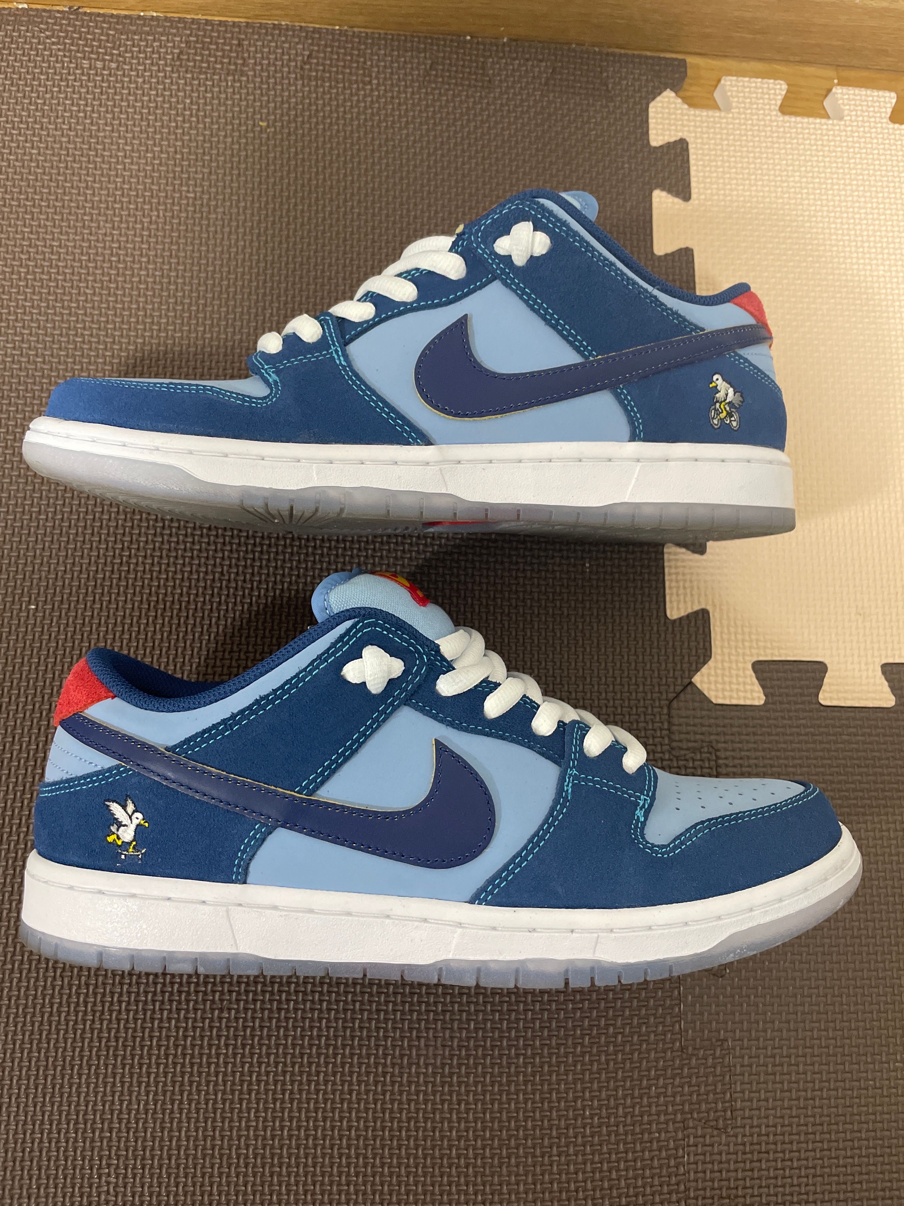 Why So Sad? × Nike SB Dunk Low "Coastal Blue/Speed Yellow-University Red"