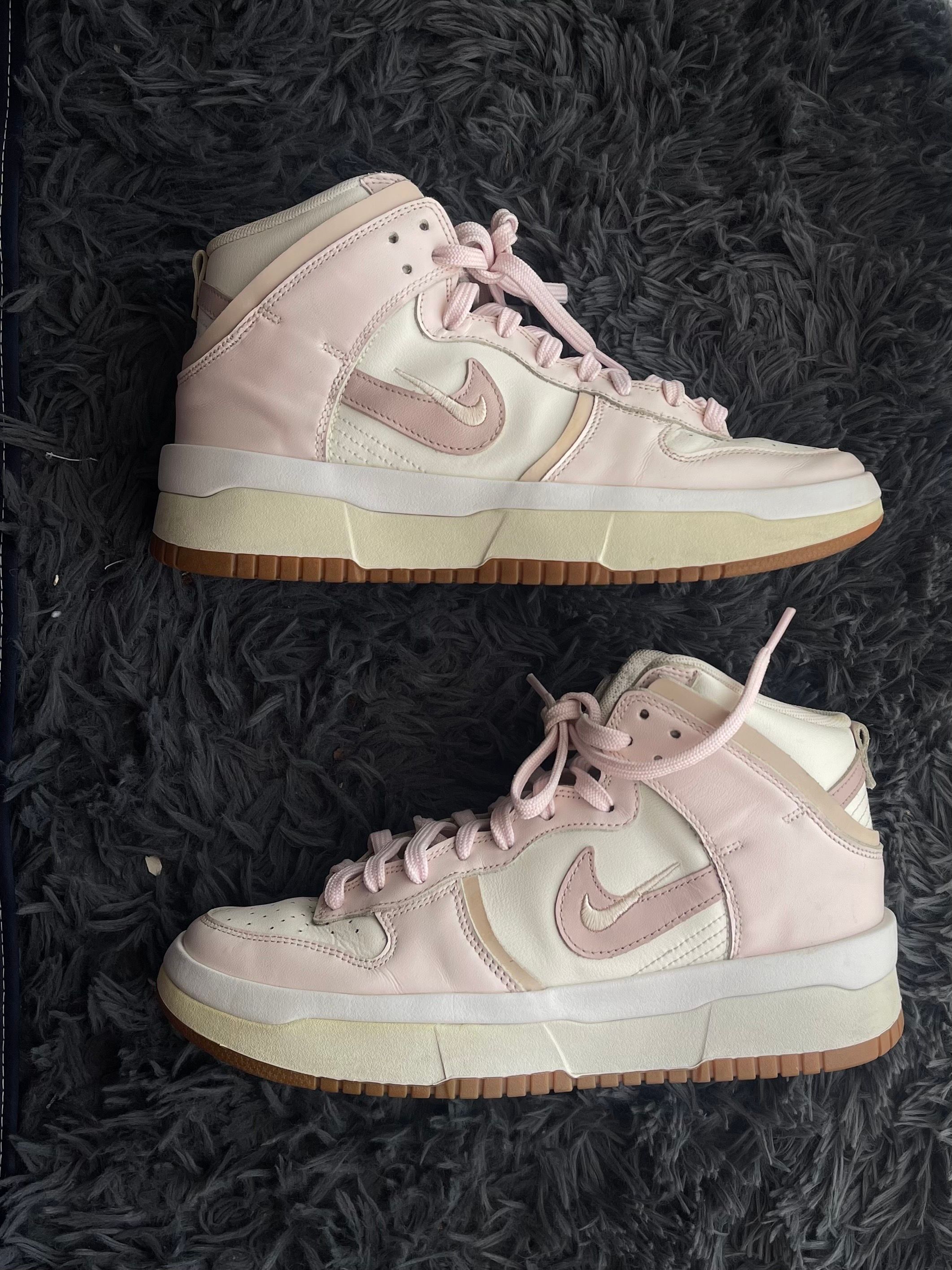 Nike Women's Dunk High UP "Pink/White"