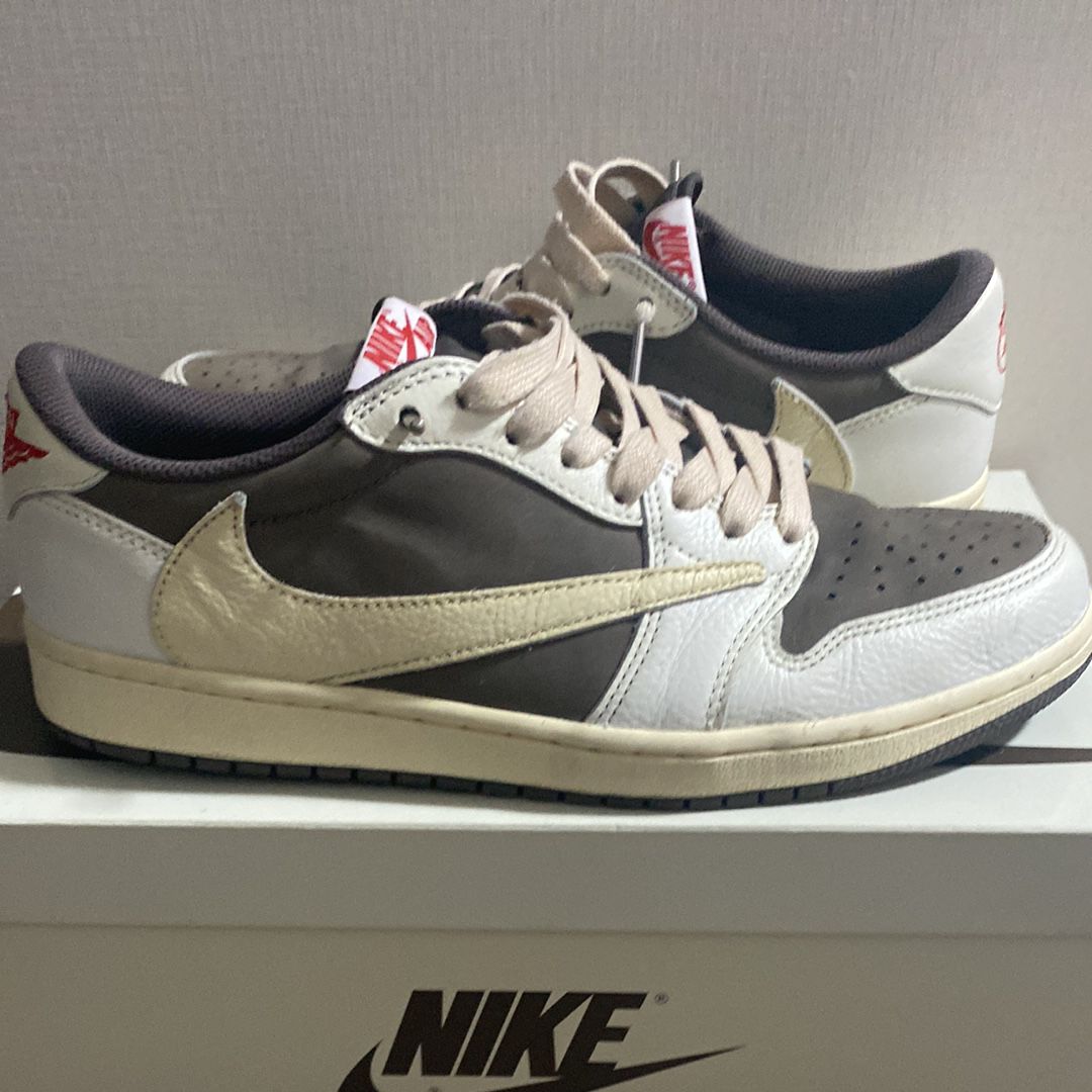 Travis Scott × Nike Air Jordan 1 Low OG SP "Reverse Mocha/Sail and Ridgerock"
