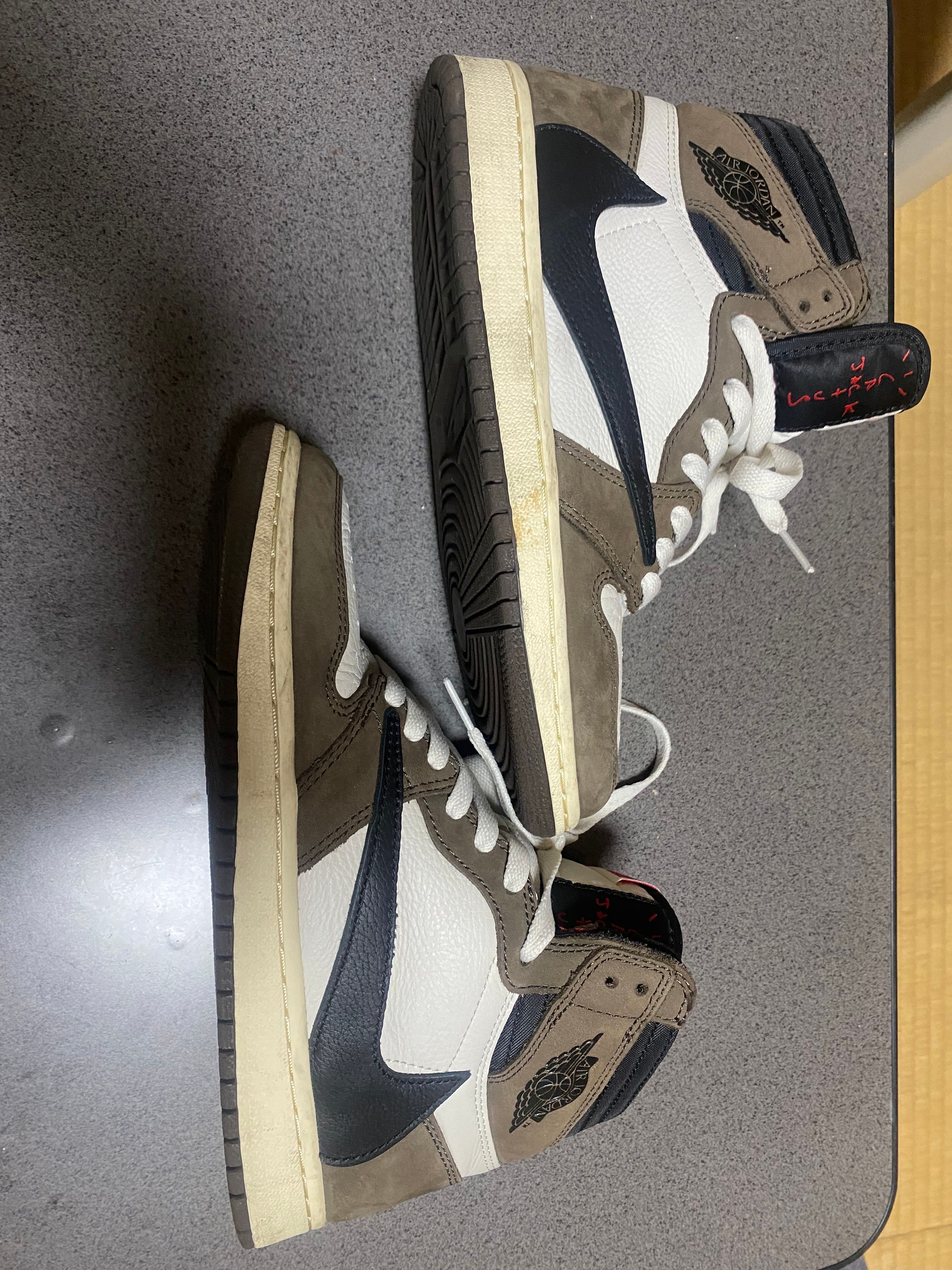 Travis Scott × Nike Air Jordan 1 Retro High OG TS SP "Sail/Dark Mocha"