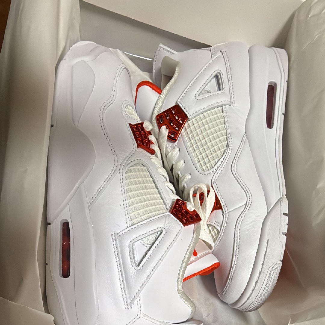 Nike Air Jordan 4 Retro "White/Team Orange"