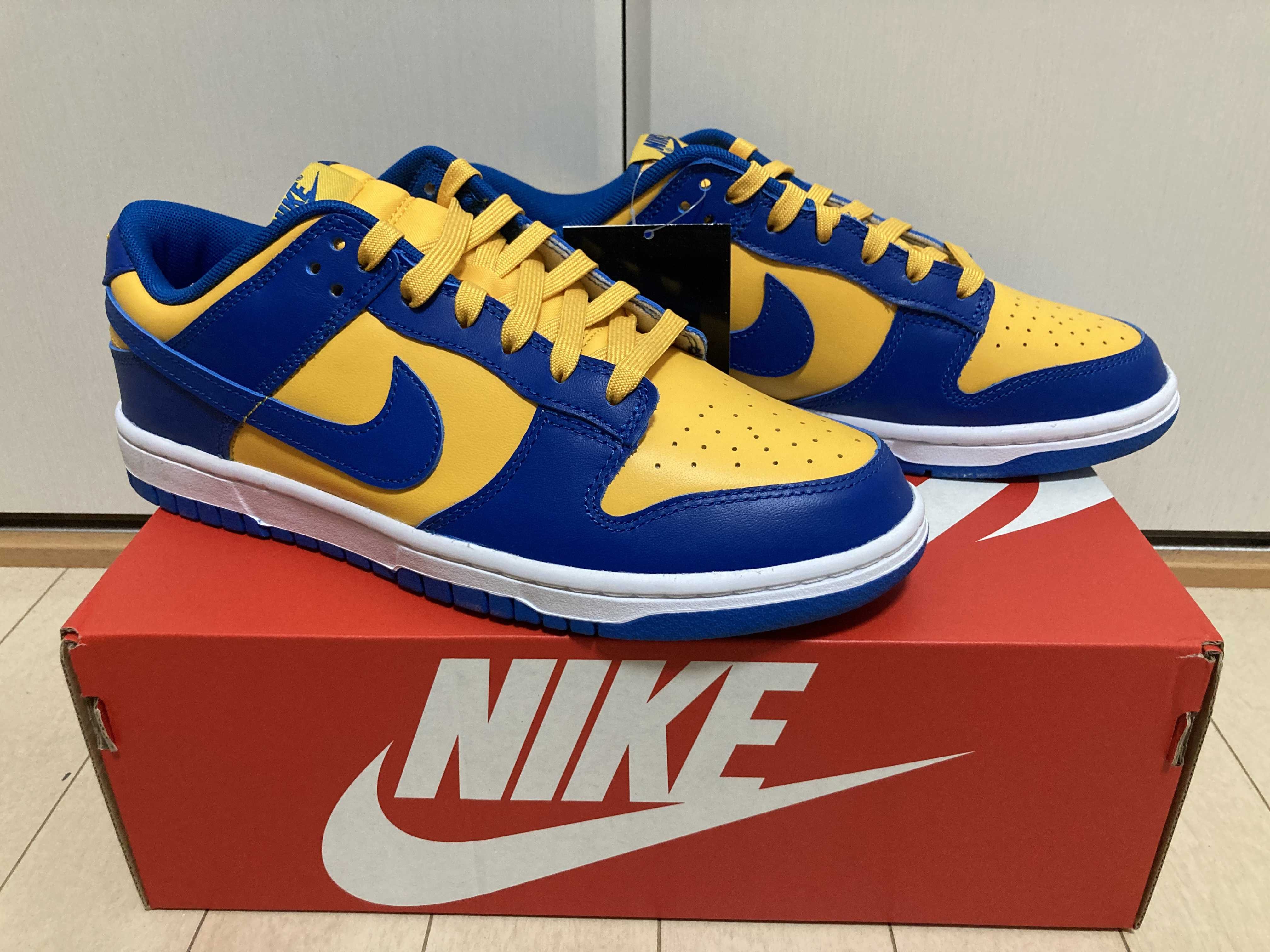 Nike Dunk Low "Blue Jay and University Gold"
