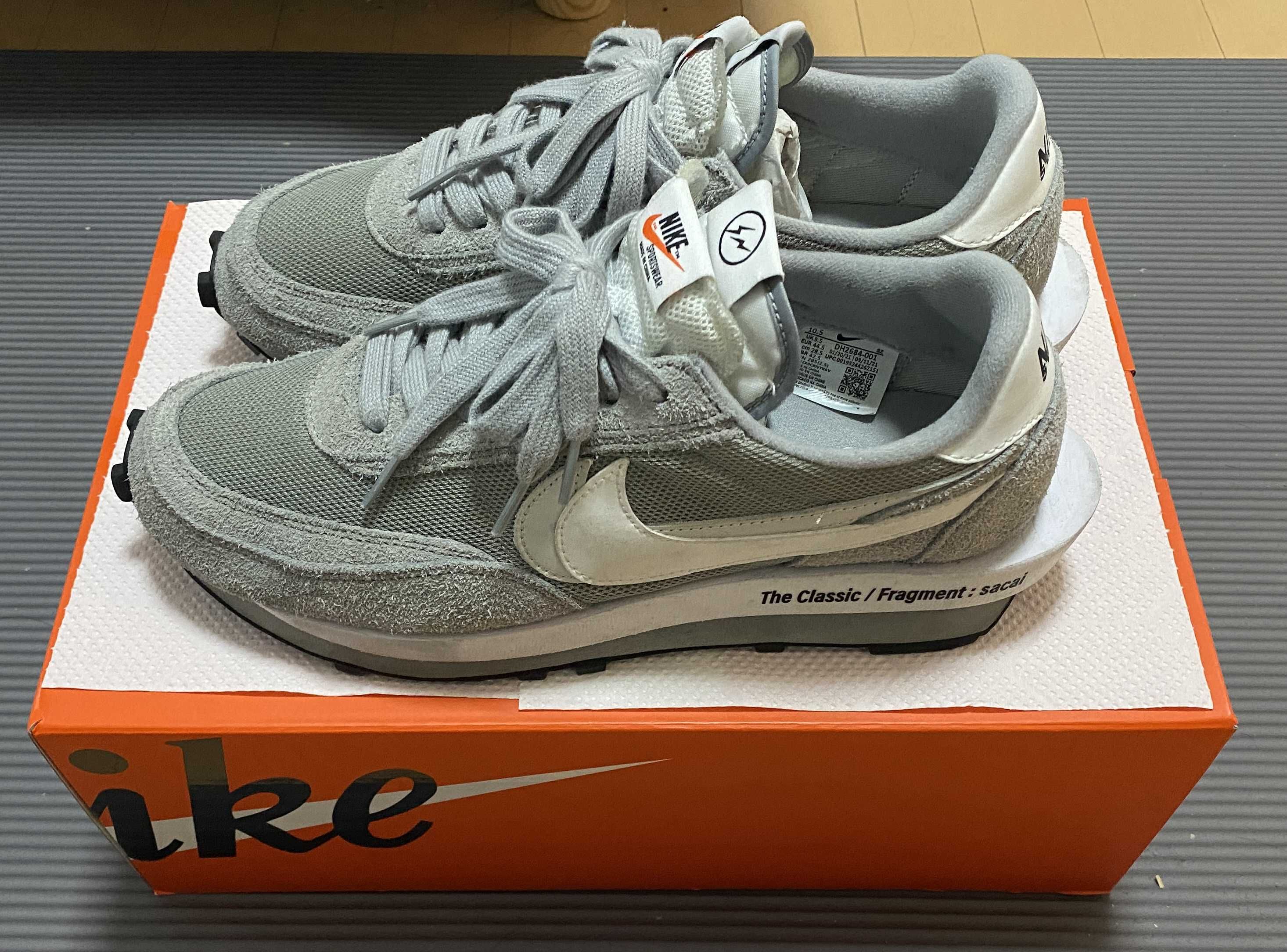 Fragment × sacai × Nike LD Waffle "Light Smoke Grey"