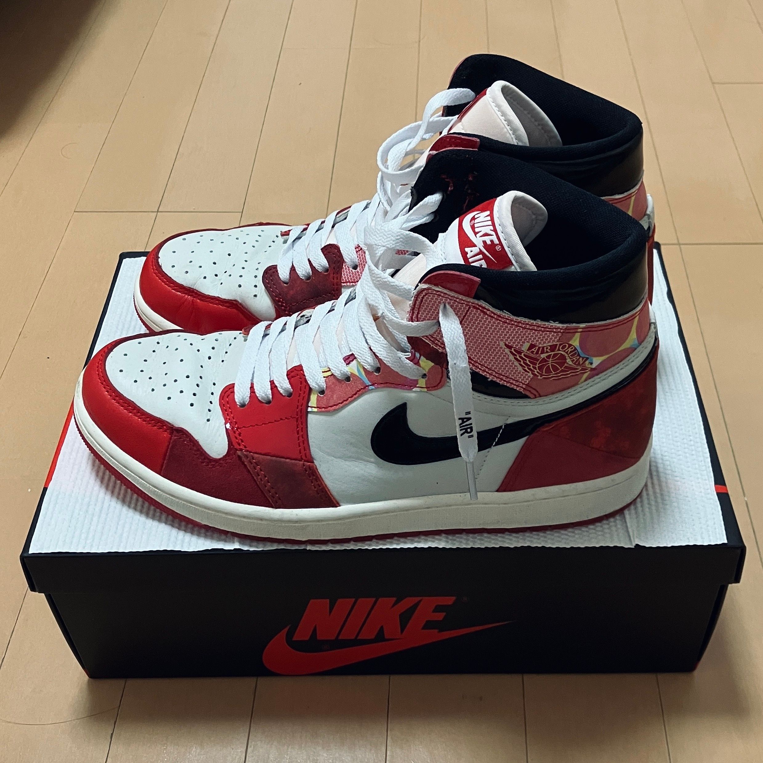 Spider-Man × Nike Air Jordan 1 Retro High OG SP "Spider-Man: Across the Spider-Verse/University Red"