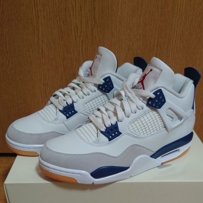 Nike SB Air Jordan 4 Retro SP "Summit White/Navy"