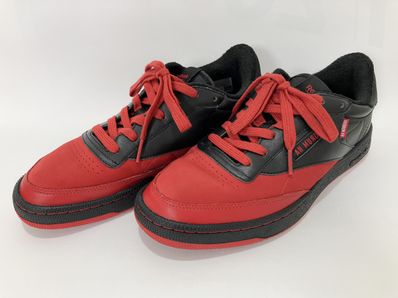 Redspider Junior × atmos × Reebok Club C 85 "Black/Red"