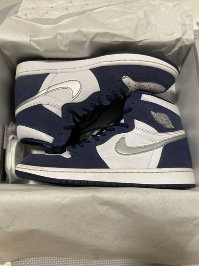 Nike Air Jordan 1 High OG CO.JP "White/Midnight Navy" (2020)(ブリーフケースなし)